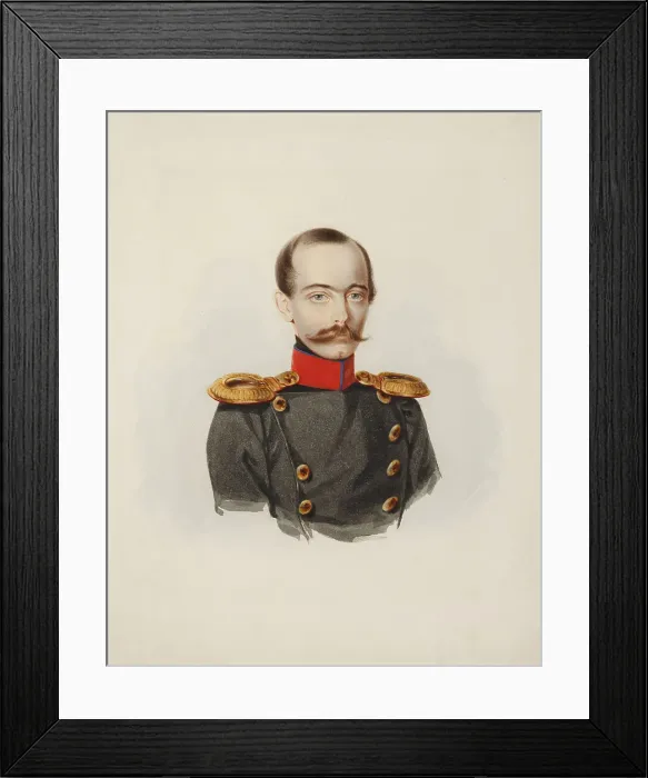 Framed Print : Count Friedrich (Fyodor Davidovich) Alopaeus (1810-1862), 1841 Framed Print : Count Friedrich (Fyodor Davidovich) Alopaeus (1810-1862), 1841