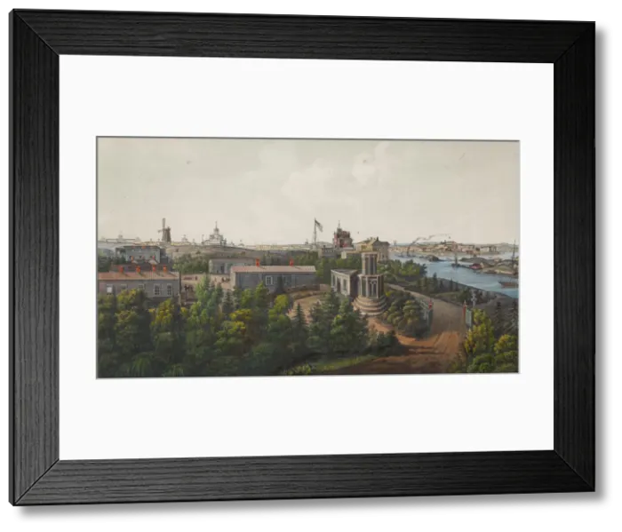 Framed Print : Panoramic View of Sveaborg and Helsingfors (Sheet 1), 1855 Framed Print : Panoramic View of Sveaborg and Helsingfors (Sheet 1), 1855
