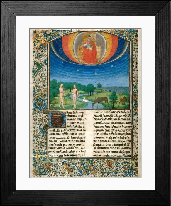 Framed Print : The Earthly Paradise, ca 1460 Framed Print : The Earthly Paradise, ca 1460