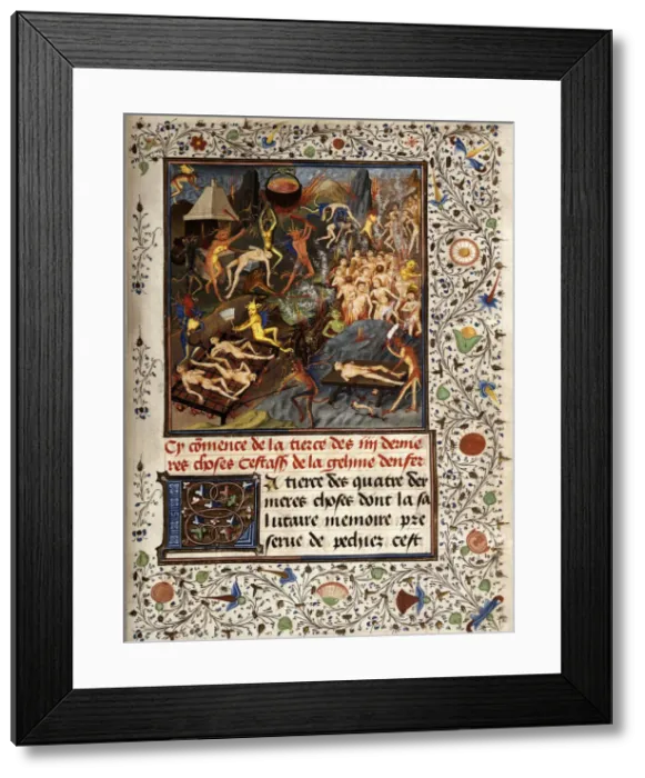 Framed Print : The Hell, after 1454 Framed Print : The Hell, after 1454