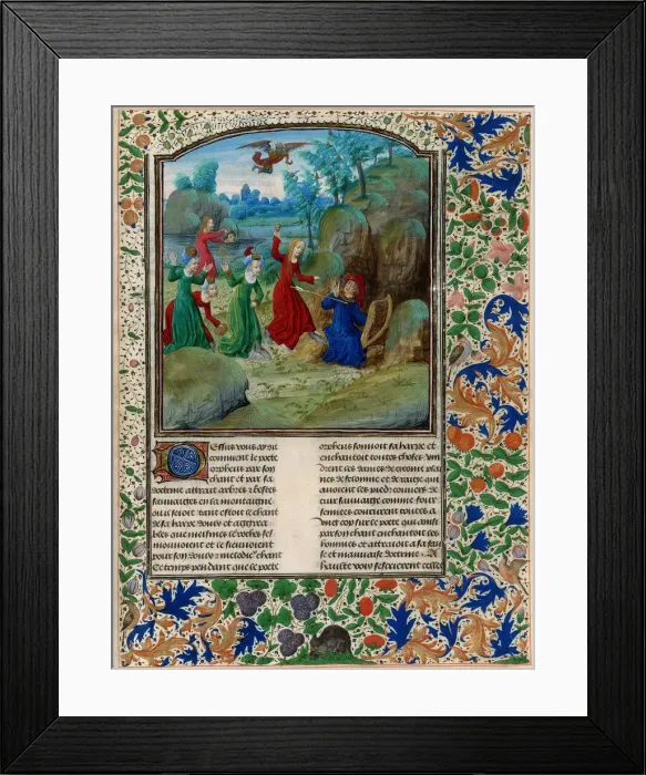 Framed Print : Orpheus torn by the Maenads, c. 1480 Framed Print : Orpheus torn by the Maenads, c. 1480