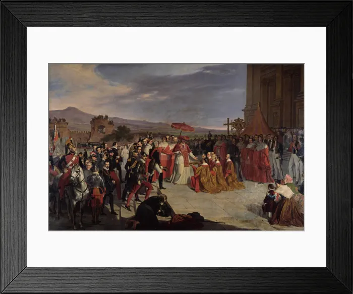 Framed Print : The reconsecration of the Lateran Basilica in Rome by Pope Pius IX, 1850s Framed Print : The reconsecration of the Lateran Basilica in Rome by Pope Pius IX, 1850s