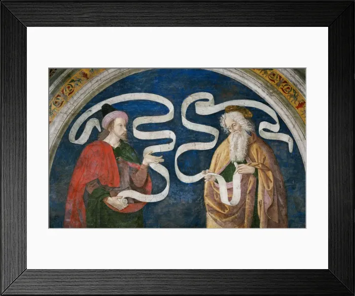 Framed Print : Matthew the Apostle and the Prophet Obadiah, 1492-1495 Framed Print : Matthew the Apostle and the Prophet Obadiah, 1492-1495