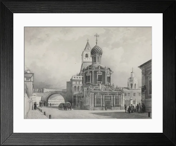 Framed Print : Church of the Vladimir Icon of the Mother of God at the Vladimirsky (Nikolsky) Gate