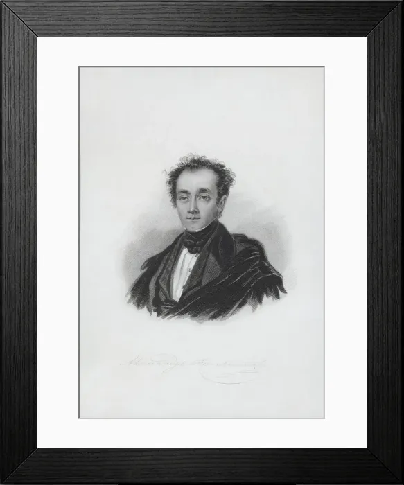 Framed Print : Portrait of the writer Alexander Fomich Veltman (1800-1870), 1841 Framed Print : Portrait of the writer Alexander Fomich Veltman (1800-1870), 1841