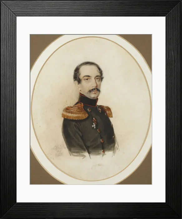 Framed Print : Prince Rodion Nikolayevich Cantacuzino (1804-1880), 1848 Framed Print : Prince Rodion Nikolayevich Cantacuzino (1804-1880), 1848