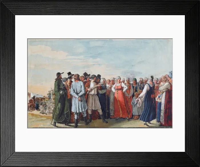 Framed Print : Russian Dance, 1817-1818 Framed Print : Russian Dance, 1817-1818