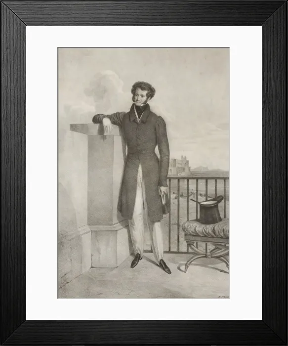 Framed Print : Dmitri Mikhaylovich Obreskov (1790-1864), Early 1830s Framed Print : Dmitri Mikhaylovich Obreskov (1790-1864), Early 1830s