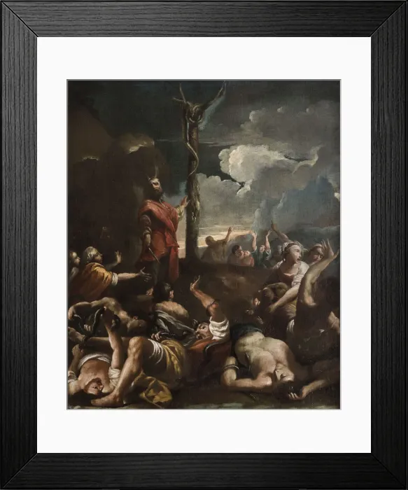 Framed Print : The Brazen Serpent Framed Print : The Brazen Serpent