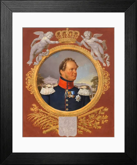 Framed Print : Portrait of the King Frederick William IV of Prussia (1795-1861) Framed Print : Portrait of the King Frederick William IV of Prussia (1795-1861)