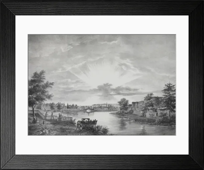 Framed Print : Presnensky Ponds in Moscow, 1825 Framed Print : Presnensky Ponds in Moscow, 1825