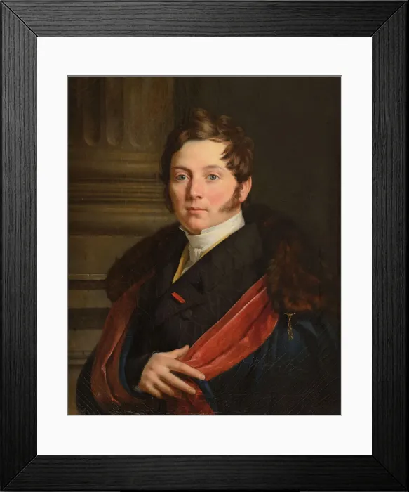 Framed Print : Charles Juste Francois Victurnien, de Beauvau, Prince of Craon (1793-1864), 1824 Framed Print : Charles Juste Francois Victurnien, de Beauvau, Prince of Craon (1793-1864), 1824