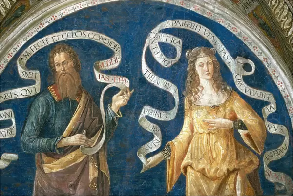 The Prophet Jeremiah and the Agrippine Sibyl, 1492-1495