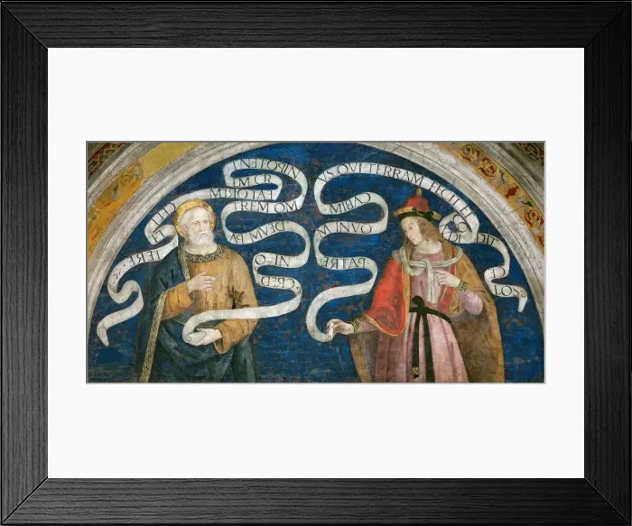 Framed Print : Peter the Apostle and the Prophet Jeremiah, 1492-1495 Framed Print : Peter the Apostle and the Prophet Jeremiah, 1492-1495