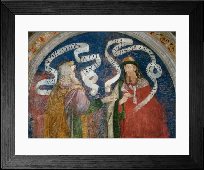 Framed Print : Matthew the Apostle and the Prophet Hosea, 1492-1495 Framed Print : Matthew the Apostle and the Prophet Hosea, 1492-1495