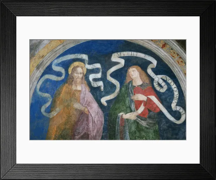 Framed Print : Andrew the Apostle and the Prophet Isaiah, 1492-1495 Framed Print : Andrew the Apostle and the Prophet Isaiah, 1492-1495