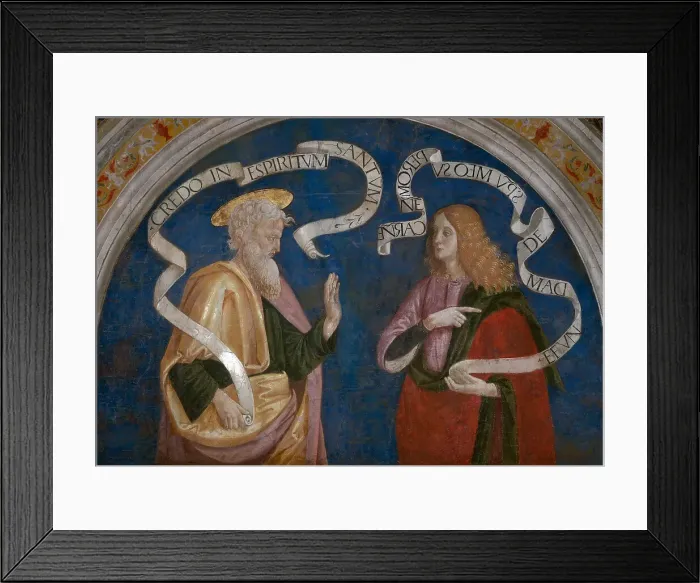 Framed Print : Bartholomew the Apostle and the Prophet Joel, 1492-1495 Framed Print : Bartholomew the Apostle and the Prophet Joel, 1492-1495
