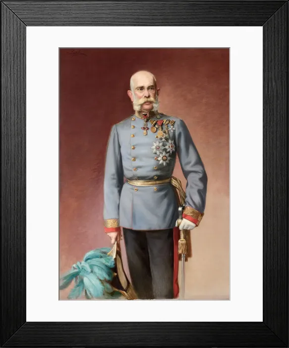 Framed Print : Portrait of Franz Joseph I of Austria, 1900 Framed Print : Portrait of Franz Joseph I of Austria, 1900