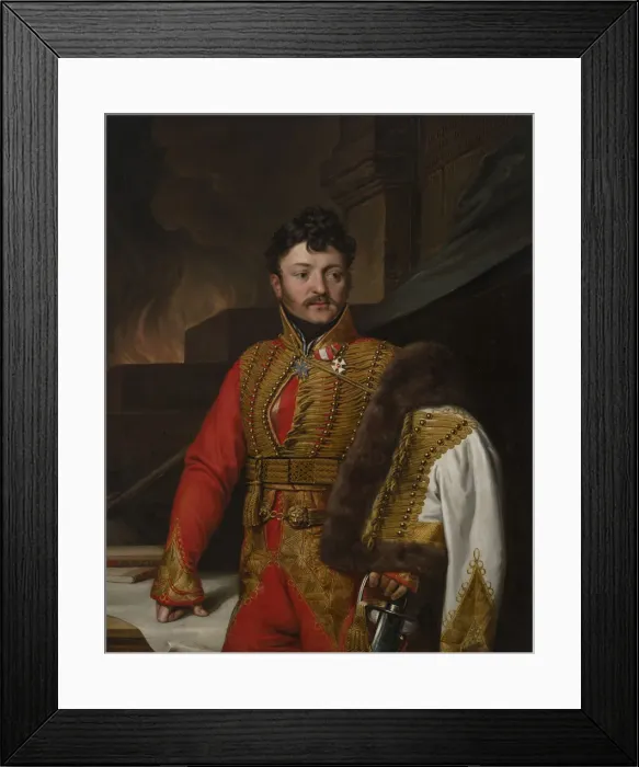 Framed Print : Lieutenant field marshal Count Ferdinand von Wartensleben (1778-1821), 1810 Framed Print : Lieutenant field marshal Count Ferdinand von Wartensleben (1778-1821), 1810