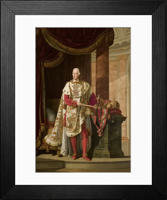 Framed Print : Portrait of Holy Roman Emperor Francis II (1768-1835) in Robe of the Order of Leopold, 1811 Framed Print : Portrait of Holy Roman Emperor Francis II (1768-1835) in Robe of the Order of Leopold, 1811
