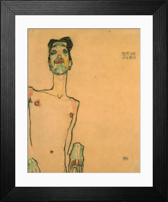 Framed Print : Mime Van Osen, 1910 Framed Print : Mime Van Osen, 1910