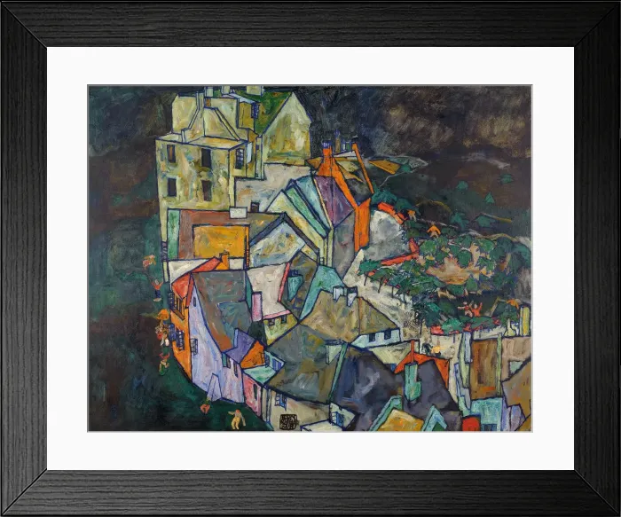 Framed Print : End of Town, 1913-1918 Framed Print : End of Town, 1913-1918