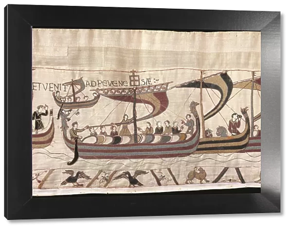 The Bayeux Tapestry. Scene 38: William and His Fleet Cross the Channel, ca 1070