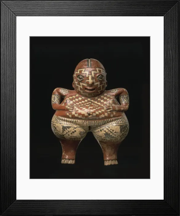 Framed Print : Chupicuaro female figurine, 7th-2nd century BC Framed Print : Chupicuaro female figurine, 7th-2nd century BC