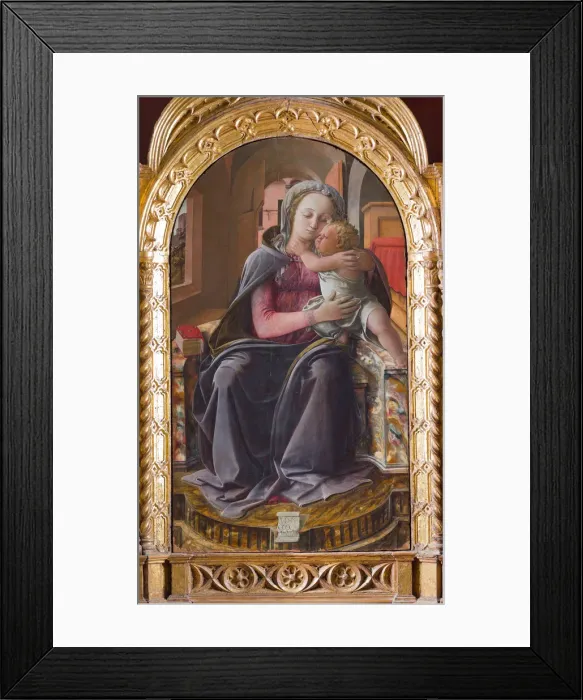 Framed Print : Madonna of Tarquinia, 1437