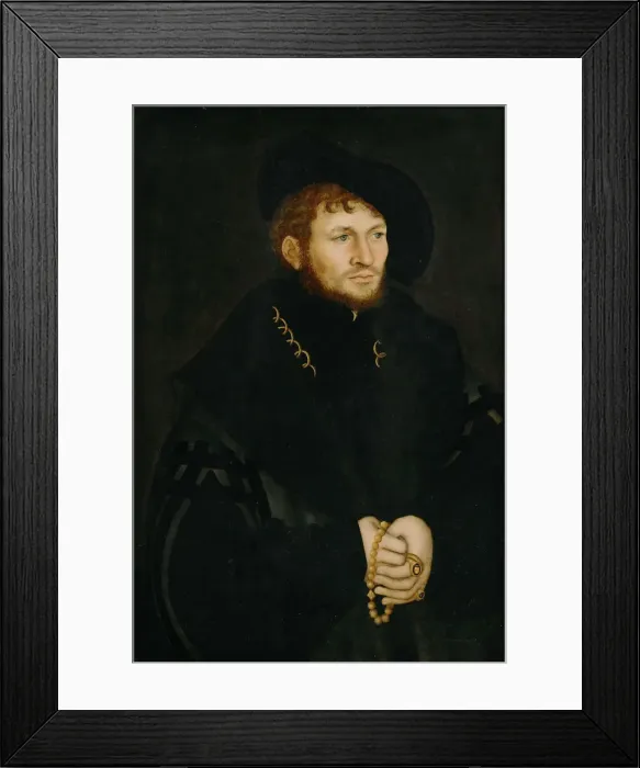 Framed Print : Portrait of Caspar von Kockeritz, c. 1527-1530 Framed Print : Portrait of Caspar von Kockeritz, c. 1527-1530