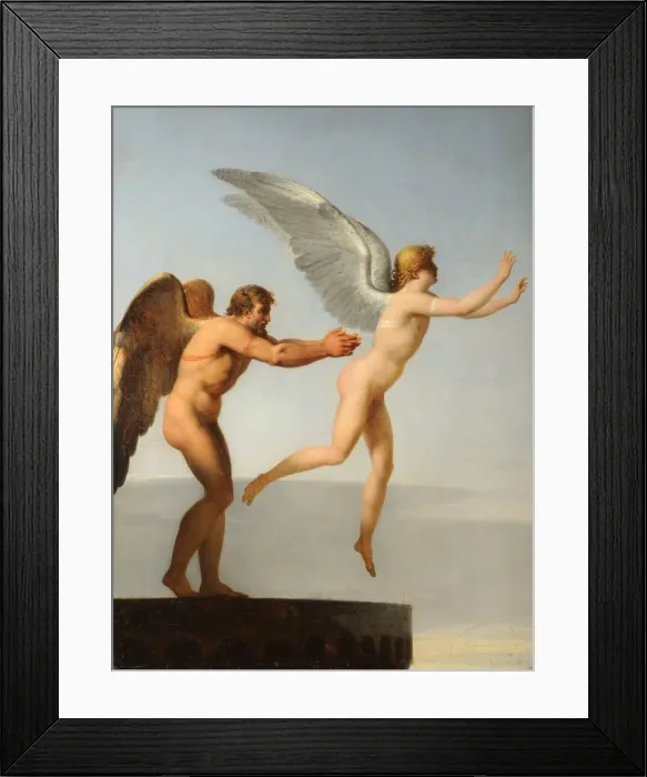 Framed Print : Daedalus and Icarus, 1799 Framed Print : Daedalus and Icarus, 1799