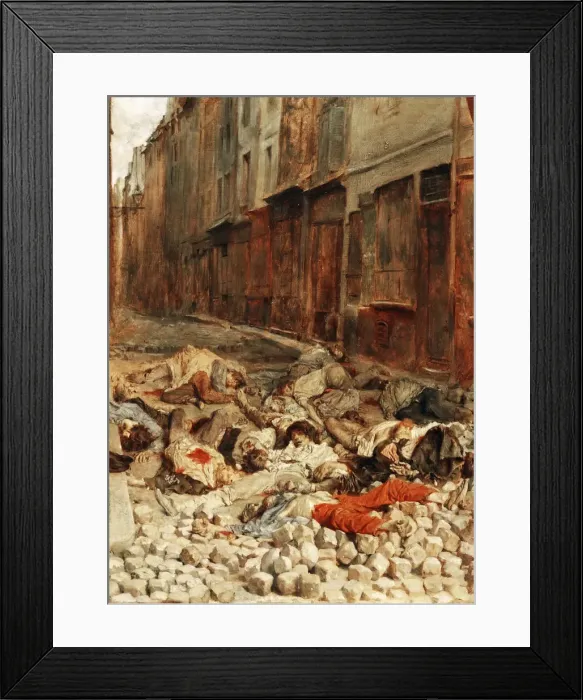 Framed Print : The Barricade, Rue de la Mortellerie, June 1848 (Remembrance of Civil War) Framed Print : The Barricade, Rue de la Mortellerie, June 1848 (Remembrance of Civil War)