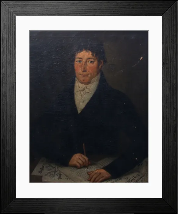 Framed Print : Portrait of Friedrich von Gentz (1764-1832), ca 1813 Framed Print : Portrait of Friedrich von Gentz (1764-1832), ca 1813
