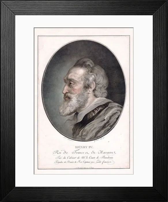 Framed Print : King Henry IV of France, 1777 Framed Print : King Henry IV of France, 1777