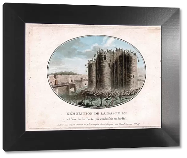 The Demolition of the Bastille, 1789