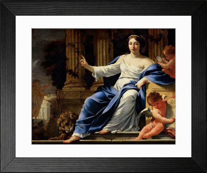 Framed Print : The Muse Polyhymnia, First third of 17th cen Framed Print : The Muse Polyhymnia, First third of 17th cen