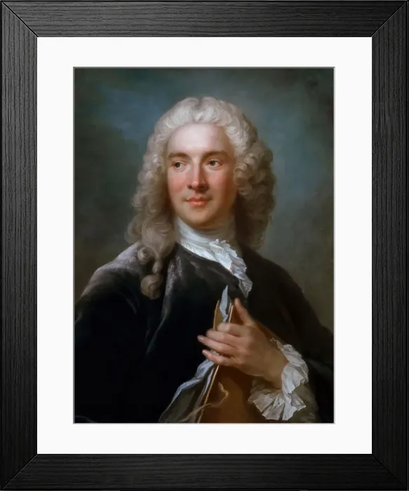 Framed Print : Portrait of Charles-Joseph Natoire (1700-1777), 1741 Framed Print : Portrait of Charles-Joseph Natoire (1700-1777), 1741