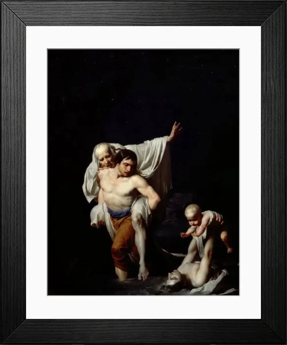 Framed Print : The Deluge, c. 1789 Framed Print : The Deluge, c. 1789