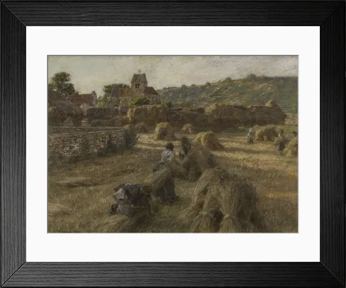 Framed Print : Harvest. The Sheaf-Binders Framed Print : Harvest. The Sheaf-Binders