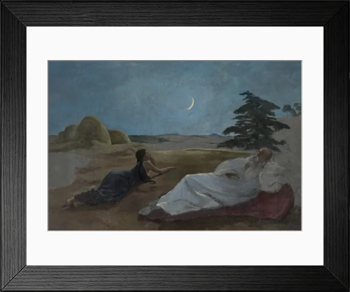 Framed Print : Ruth and Boaz, c. 1870 Framed Print : Ruth and Boaz, c. 1870