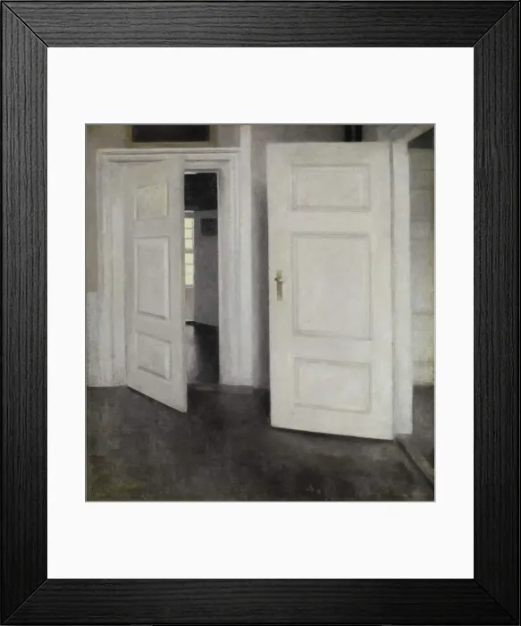 Framed Print : White Doors. Interior, 1899 Framed Print : White Doors. Interior, 1899