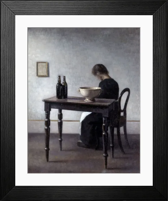 Framed Print : Interior, c. 1910 Framed Print : Interior, c. 1910