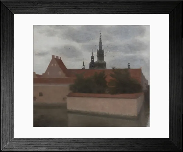 Framed Print : Frederiksborg Castle (Frederiksborg Slot), 1914 Framed Print : Frederiksborg Castle (Frederiksborg Slot), 1914