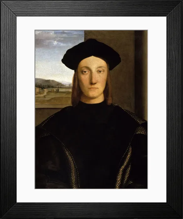Framed Print : Portrait of Guidobaldo da Montefeltro (1472-1508), Duke of Urbino, ca 1506 Framed Print : Portrait of Guidobaldo da Montefeltro (1472-1508), Duke of Urbino, ca 1506