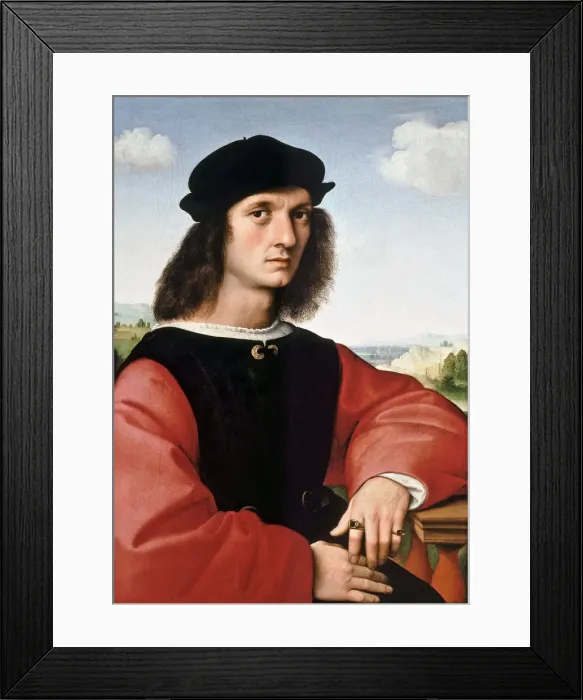 Framed Print : Portrait of Agnolo Doni, ca 1506-1507 Framed Print : Portrait of Agnolo Doni, ca 1506-1507