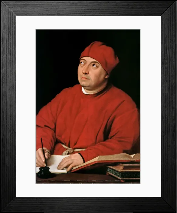 Framed Print : Portrait of Tommaso Inghirami, ca 1509 Framed Print : Portrait of Tommaso Inghirami, ca 1509