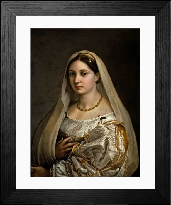 Framed Print : La donna velata (The woman with the veil), 1516 Framed Print : La donna velata (The woman with the veil), 1516