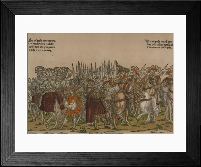 Framed Print : Ceremonial Procession in Bologna on 5 November 1529, on the Occasion of Charles V s Framed Print : Ceremonial Procession in Bologna on 5 November 1529, on the Occasion of Charles V s