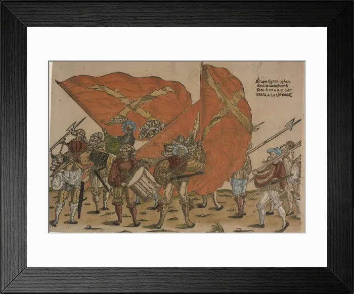 Framed Print : Ceremonial Procession in Bologna on 5 November 1529, on the Occasion of Charles V s Framed Print : Ceremonial Procession in Bologna on 5 November 1529, on the Occasion of Charles V s
