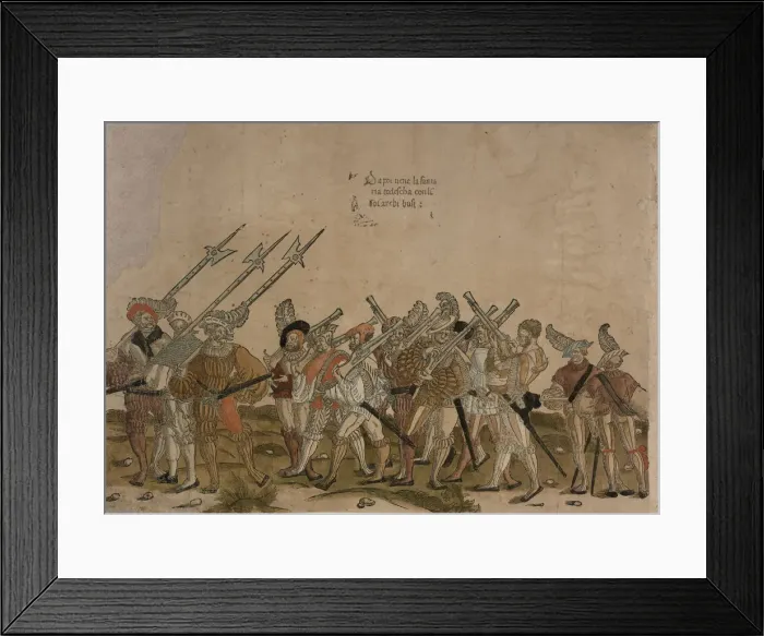 Framed Print : Ceremonial Procession in Bologna on 5 November 1529, on the Occasion of Charles V s Framed Print : Ceremonial Procession in Bologna on 5 November 1529, on the Occasion of Charles V s